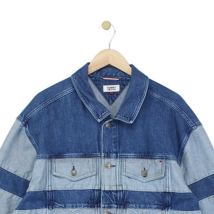 Mens Denim Jacket Patchwork