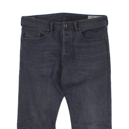 Mens Buster Jeans Regular Slim Tapered Denim
