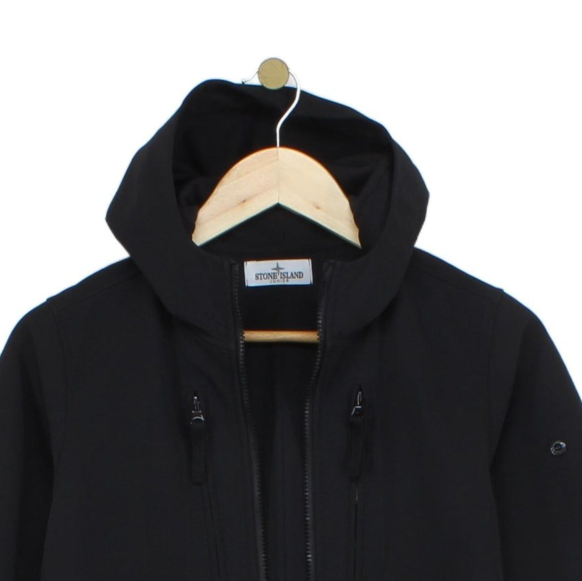 Boys Softshell Jacket Kids Full Zip Hooded