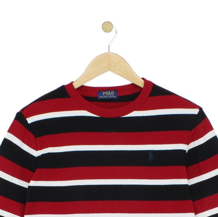 Womens Jumper Striped Long Sleeve Crew Neck