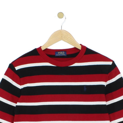 Womens Jumper Striped Long Sleeve Crew Neck