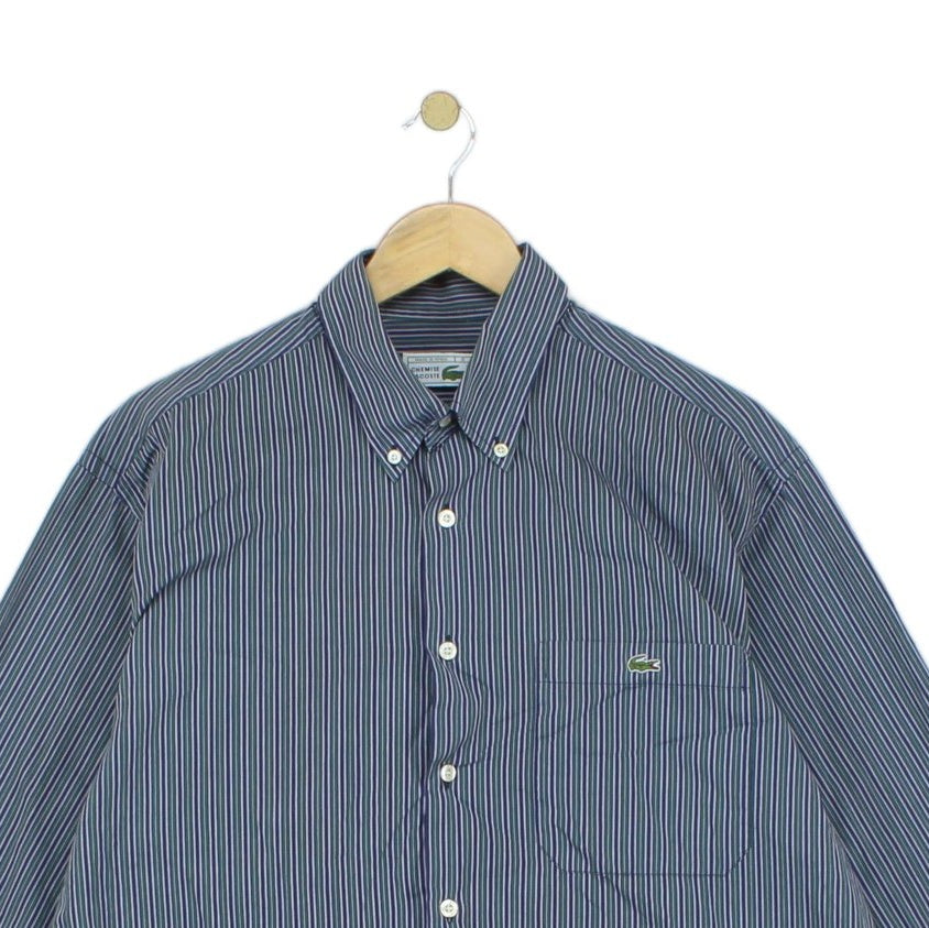 Mens Striped Shirt  Button Up Classic