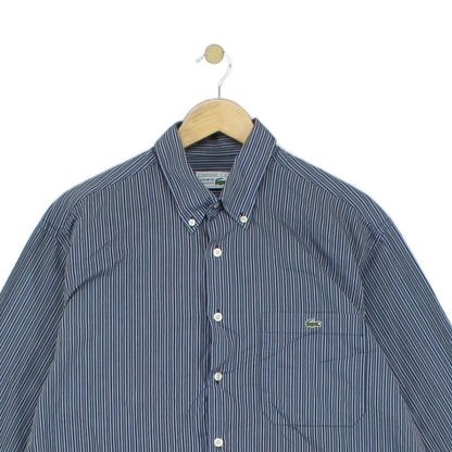 Mens Striped Shirt  Button Up Classic