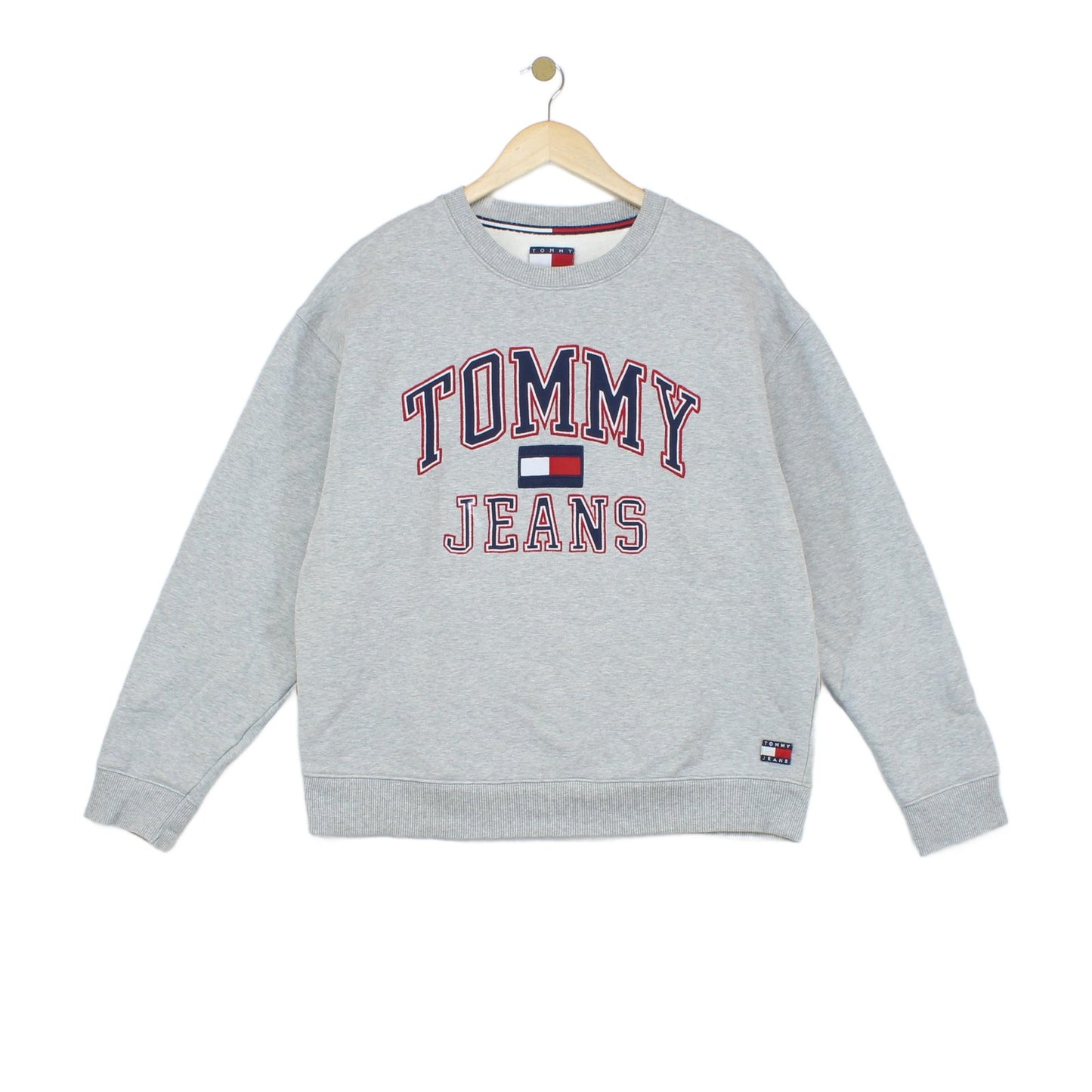 Mens Sweatshirt Embroidered Crew Neck Logo