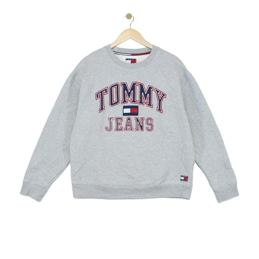 Mens Sweatshirt Embroidered Crew Neck Logo