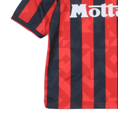 Mens Ac Milan 90S Football Shirt Home Jersey Remake