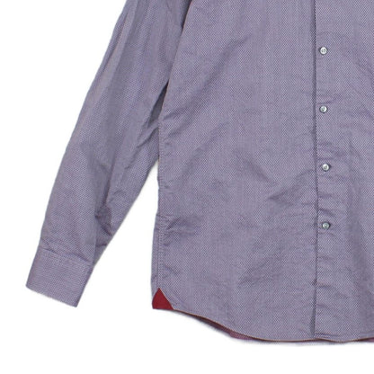 Mens Shirt Slim Fit Long Sleeve Button Up