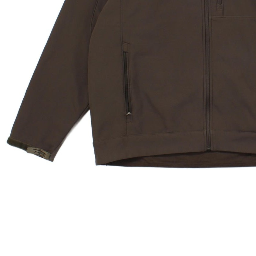 Mens Softshell Fleece Jacket Full Zip Outdoor