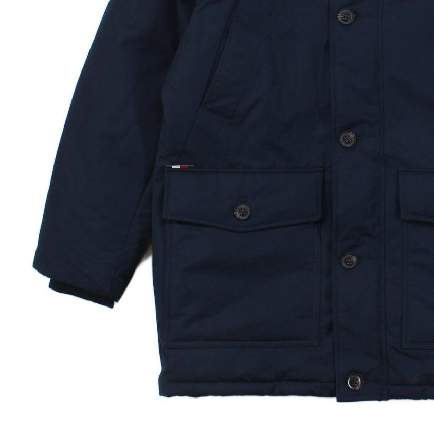 Mens Parka Insulated Full Zip Hooded