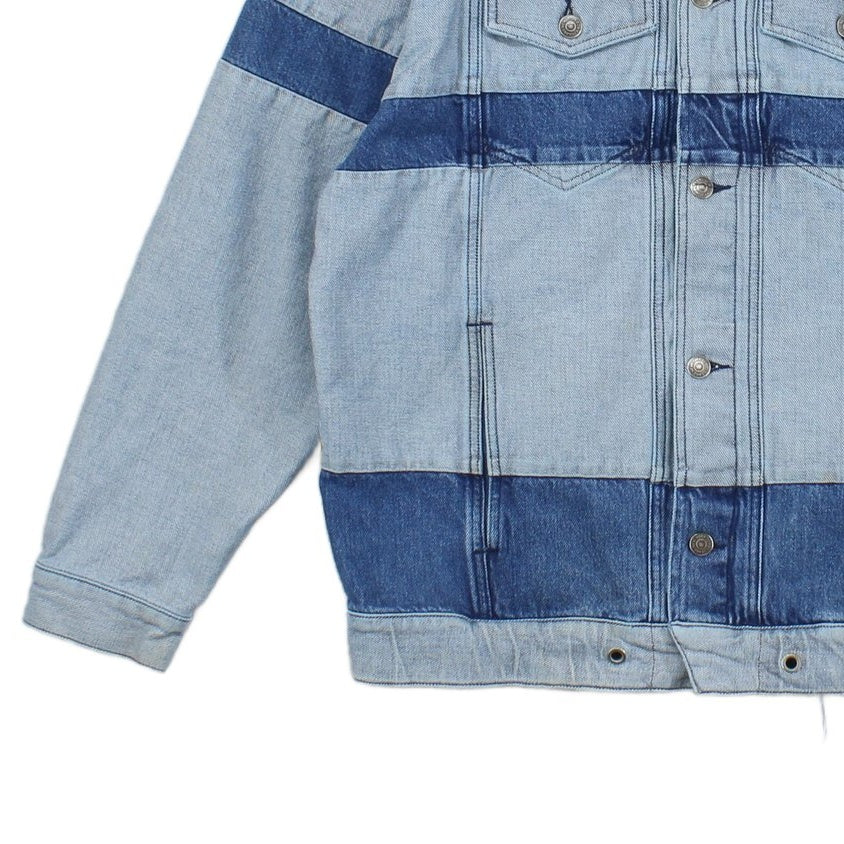 Mens Denim Jacket Patchwork