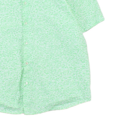 Mens Patterned Shirt Regular Fit Short Sleeve