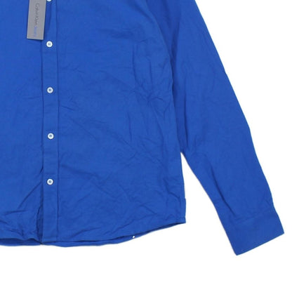Mens Shirt Long Sleeve Button Up Regular Fit