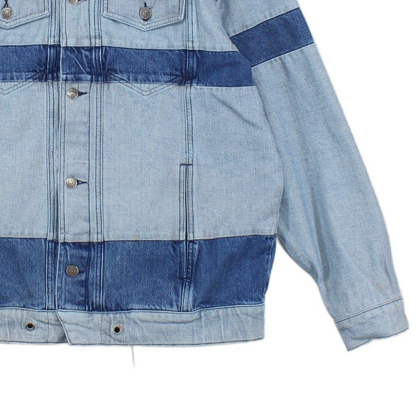 Mens Denim Jacket Patchwork