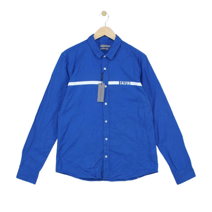 Mens Shirt Long Sleeve Button Up Regular Fit