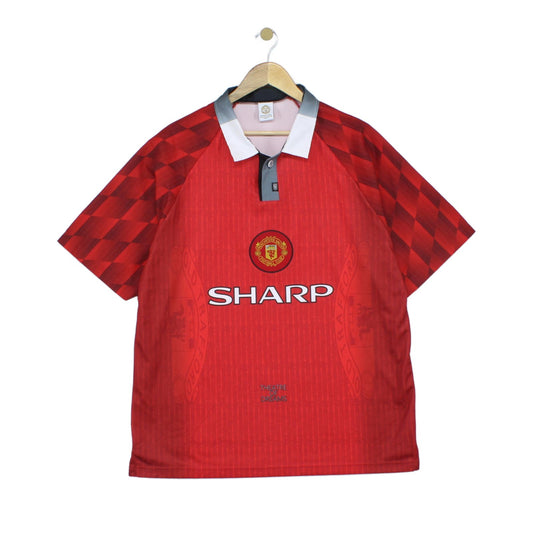 Mens Manchester United Football Shirt Retro Remake