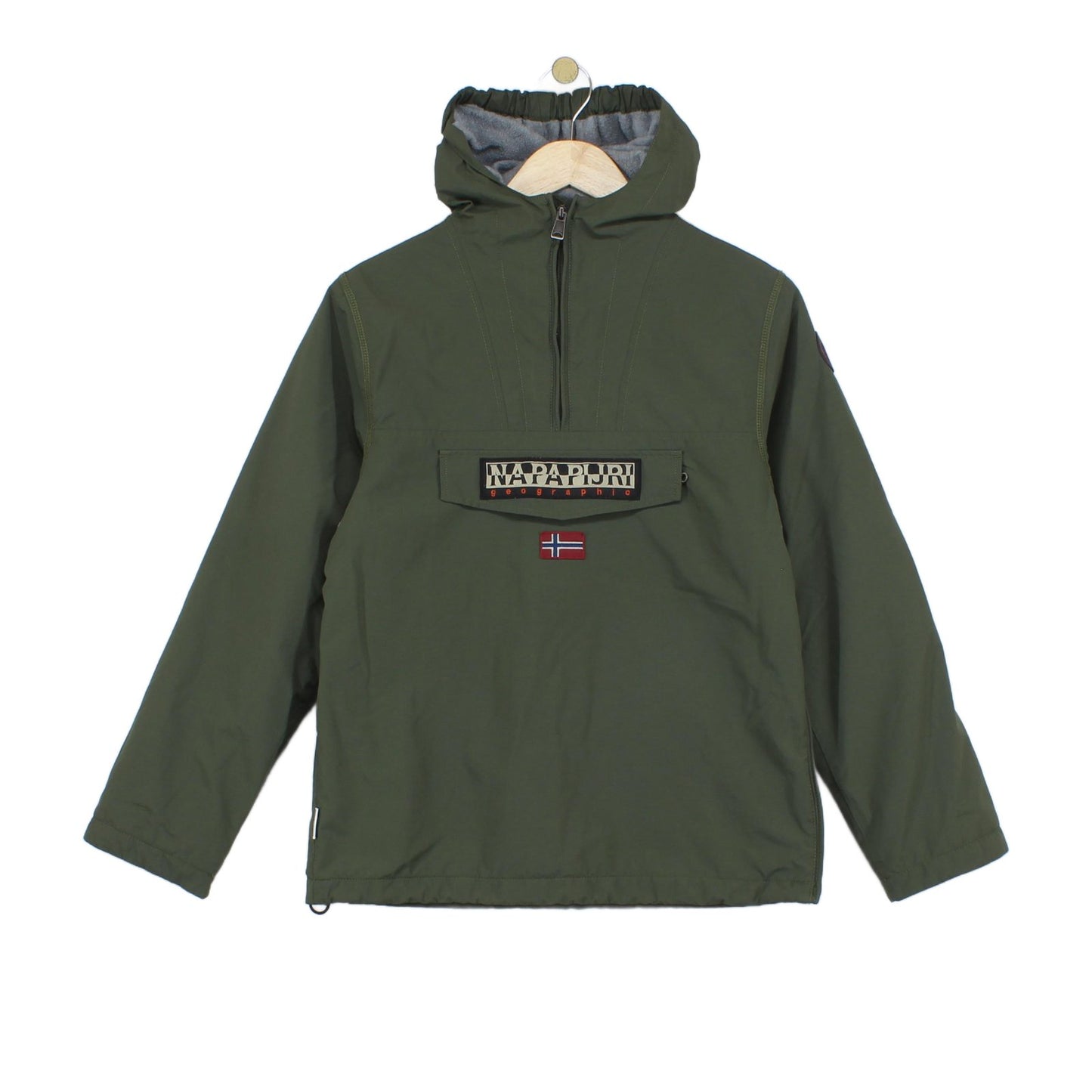 Boys Rainforest Jacket Anorak Hooded 1/4 Zip