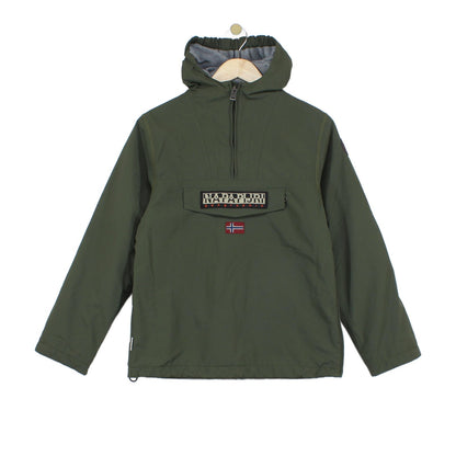 Boys Rainforest Jacket Anorak Hooded 1/4 Zip