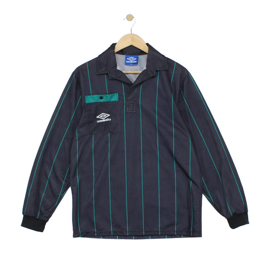 Mens Referee Football Shirt Uk Made Long Sleeve