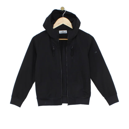 Boys Softshell Jacket Kids Full Zip Hooded