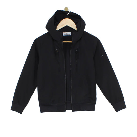 Boys Softshell Jacket Kids Full Zip Hooded