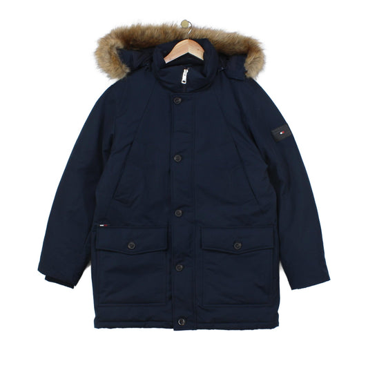 Mens Parka Insulated Full Zip Hooded