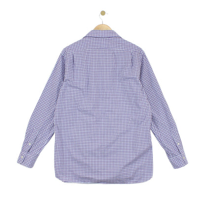Mens Plaid Shirt Stretch Long Sleeve