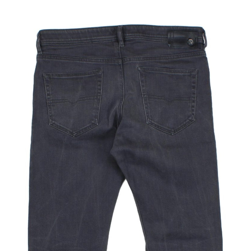 Mens Buster Jeans Regular Slim Tapered Denim
