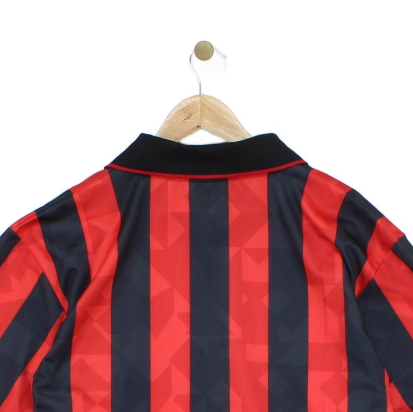 Mens Ac Milan 90S Football Shirt Home Jersey Remake