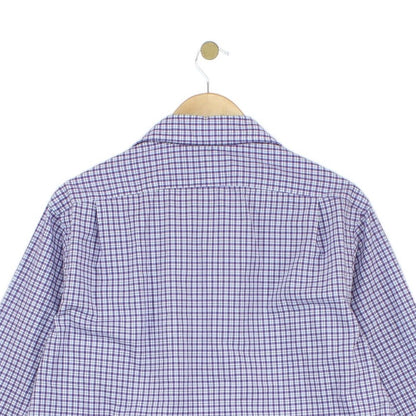 Mens Plaid Shirt Stretch Long Sleeve