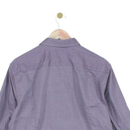 Mens Shirt Slim Fit Long Sleeve Button Up