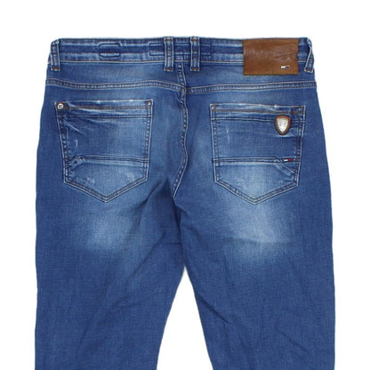 Mens Jeans Slim Fit Stretch Denim