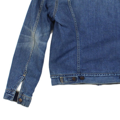 Mens Denim Jacket Sherpa Slim
