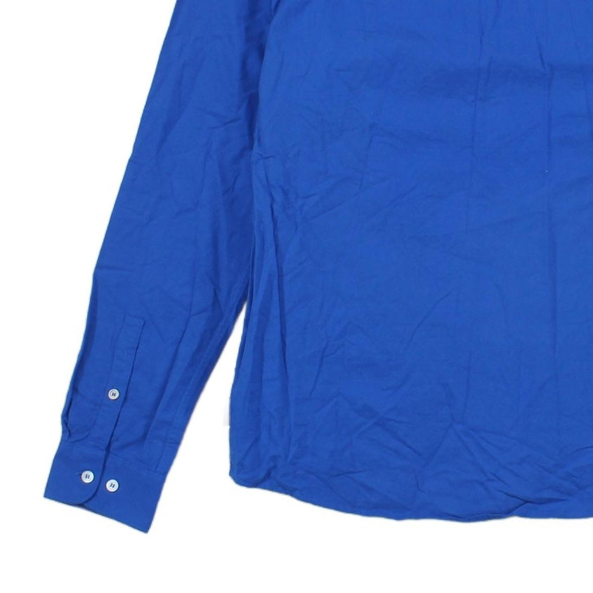 Mens Shirt Long Sleeve Button Up Regular Fit
