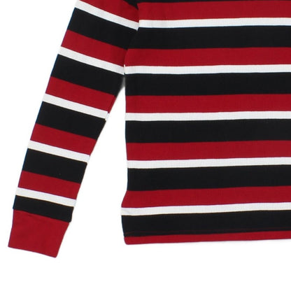 Womens Jumper Striped Long Sleeve Crew Neck