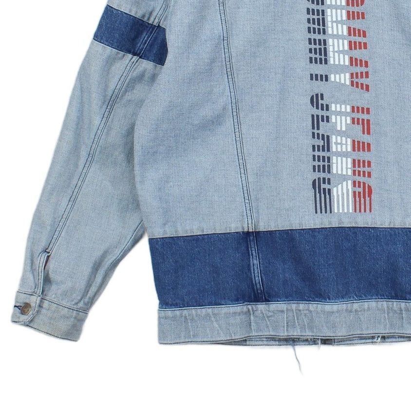 Mens Denim Jacket Patchwork