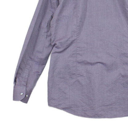 Mens Shirt Slim Fit Long Sleeve Button Up