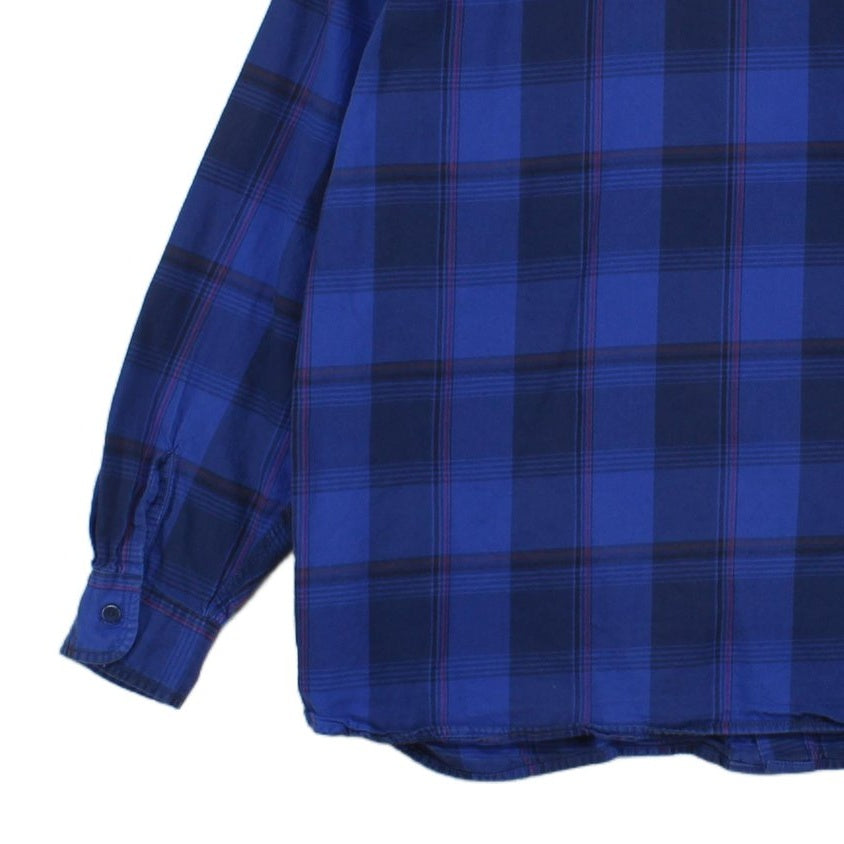 Mens Plaid Shirt Button Up Relaxed