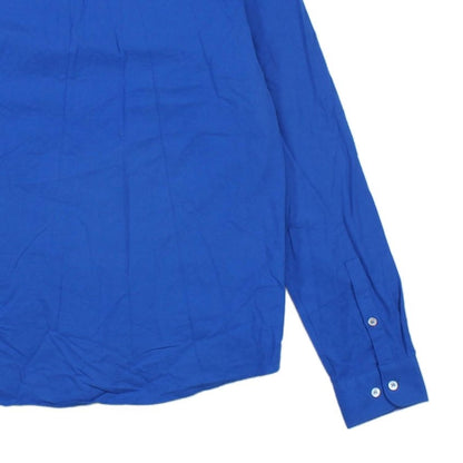 Mens Shirt Long Sleeve Button Up Regular Fit