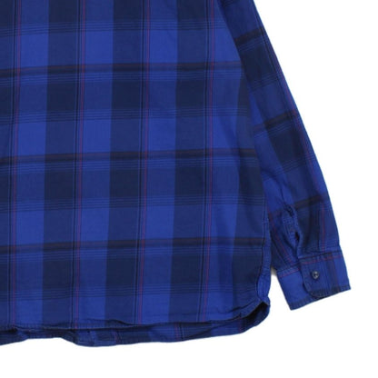 Mens Plaid Shirt Button Up Relaxed