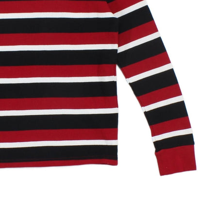 Womens Jumper Striped Long Sleeve Crew Neck