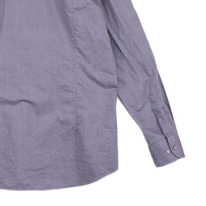 Mens Shirt Slim Fit Long Sleeve Button Up