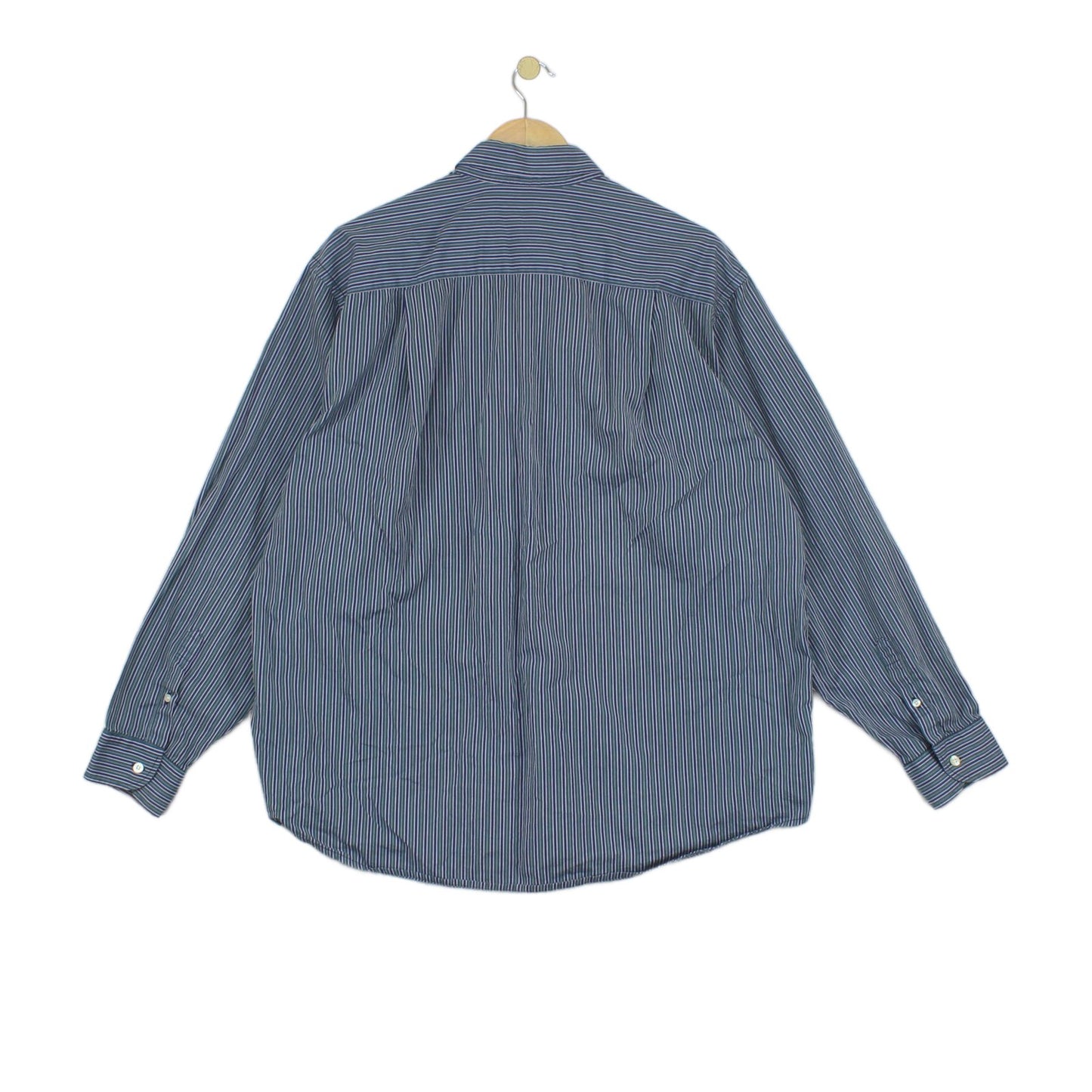 Mens Striped Shirt  Button Up Classic