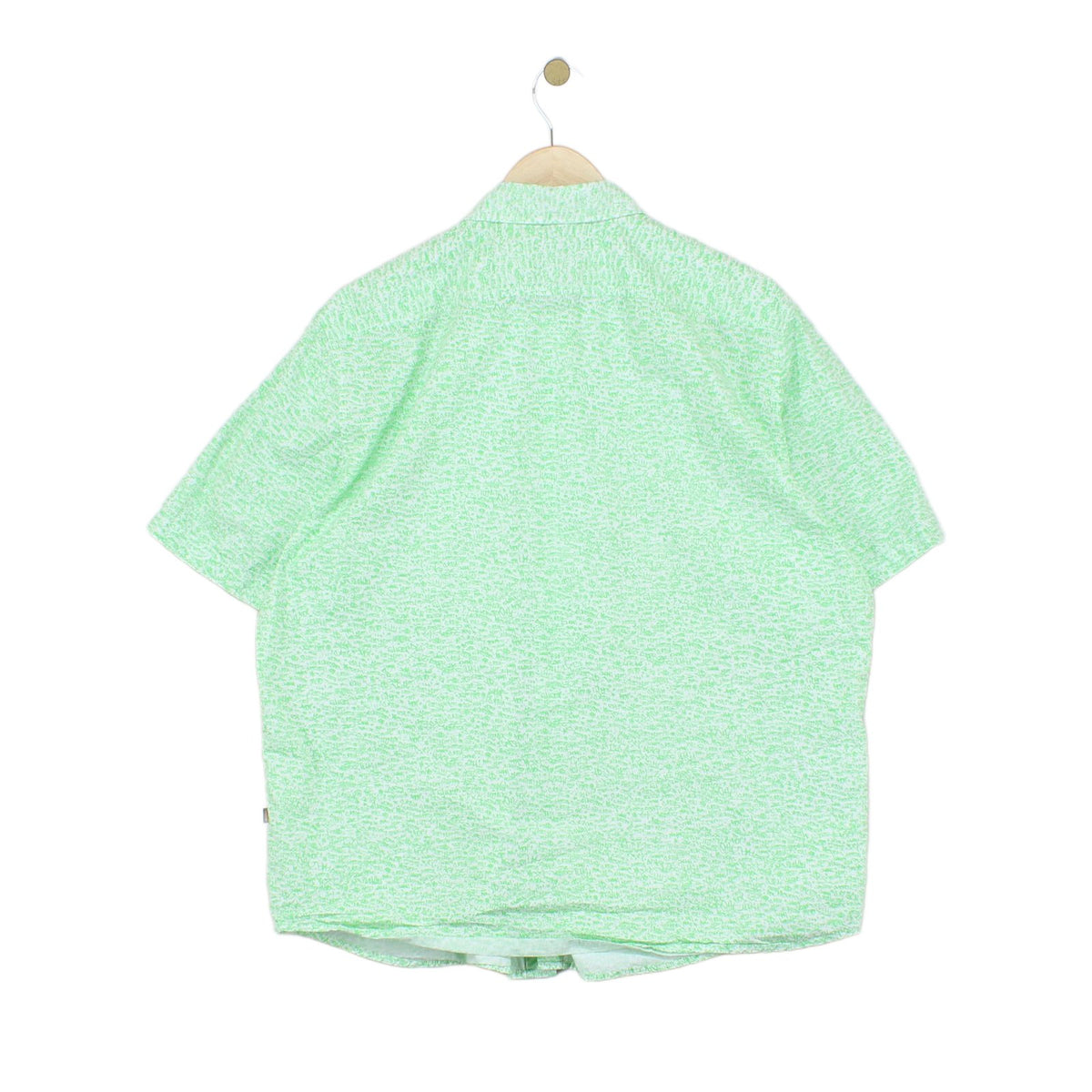 Mens Patterned Shirt Regular Fit Short Sleeve