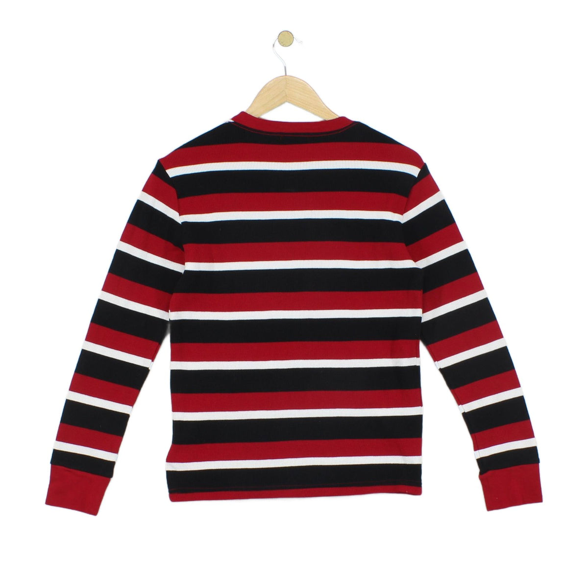 Womens Jumper Striped Long Sleeve Crew Neck