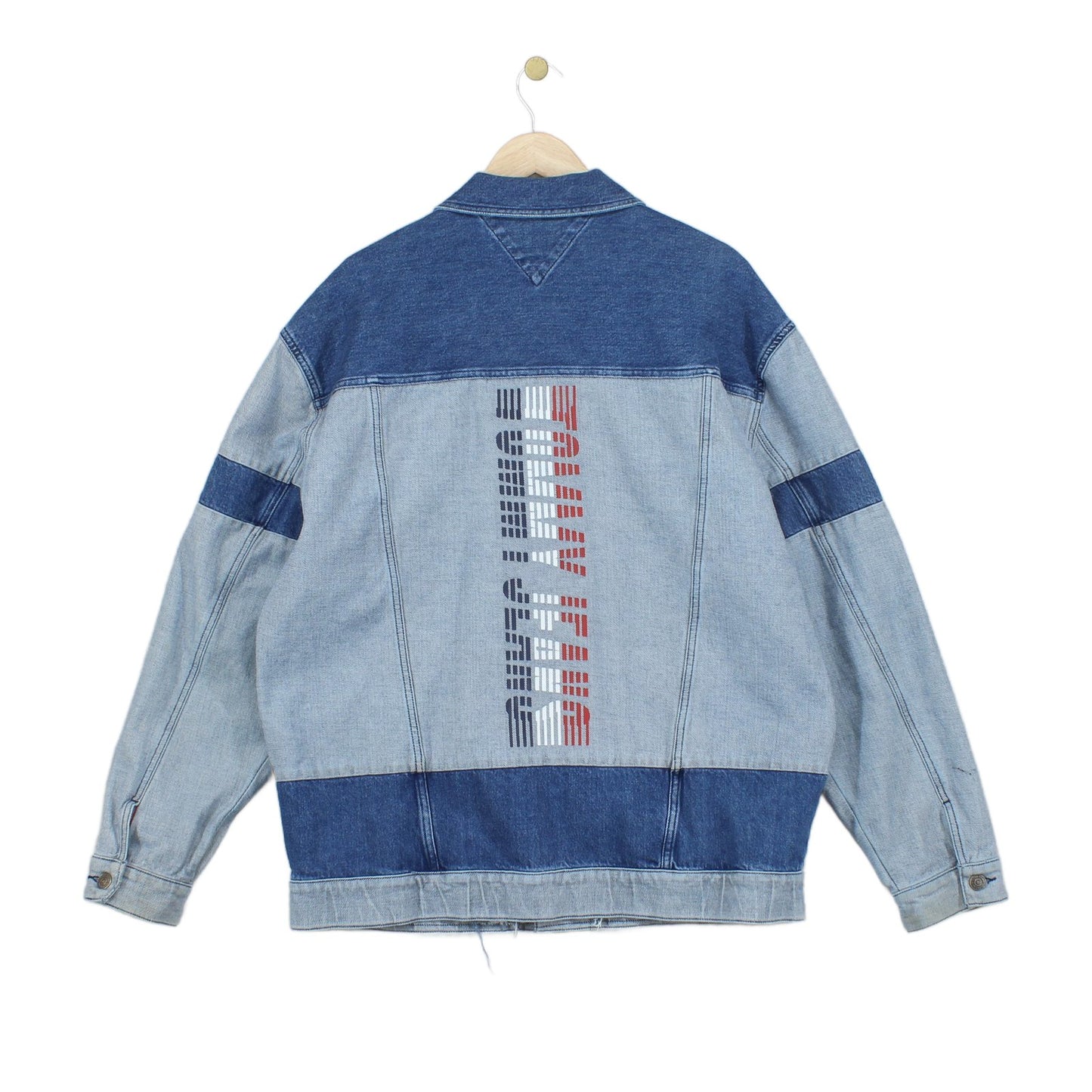 Mens Denim Jacket Patchwork