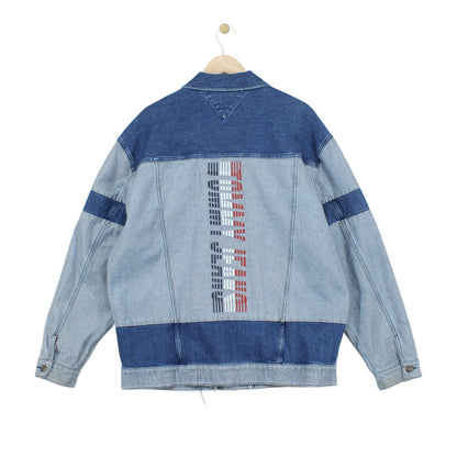 Mens Denim Jacket Patchwork