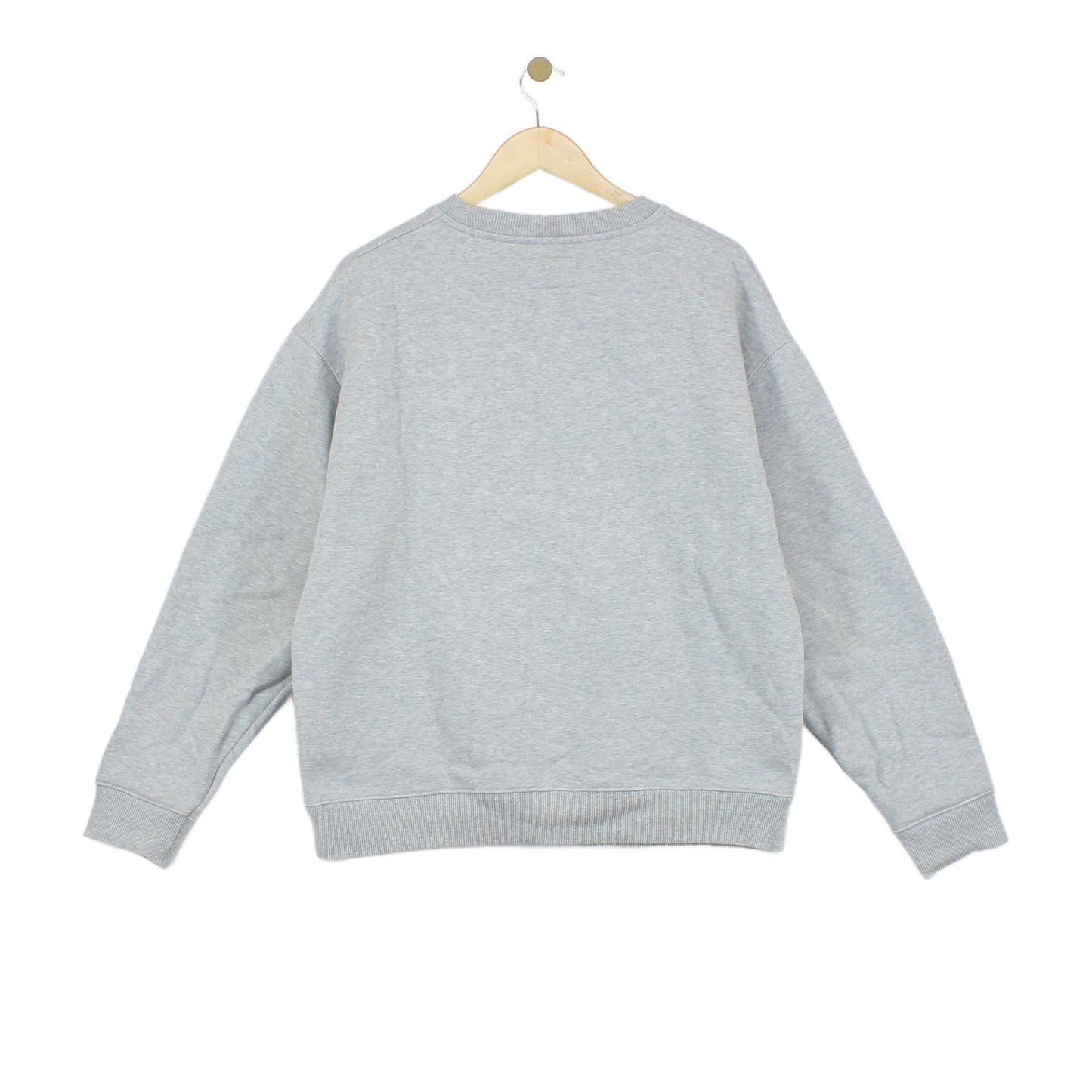 Mens Sweatshirt Embroidered Crew Neck Logo