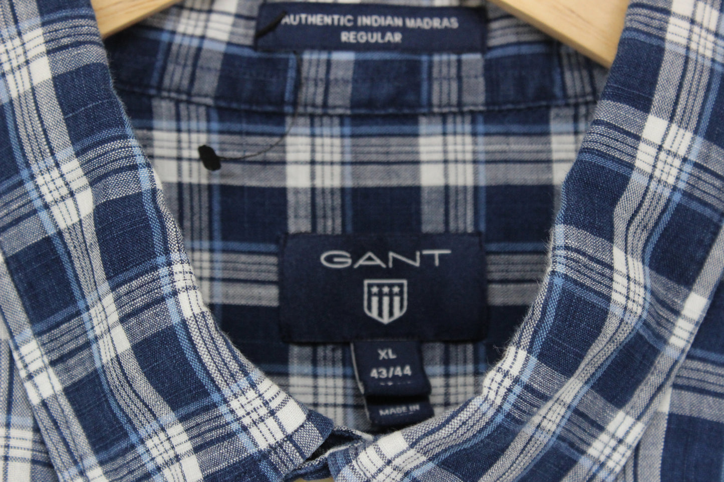 Mens Plaid Shirt Button Up Long Sleeve Indian Madras