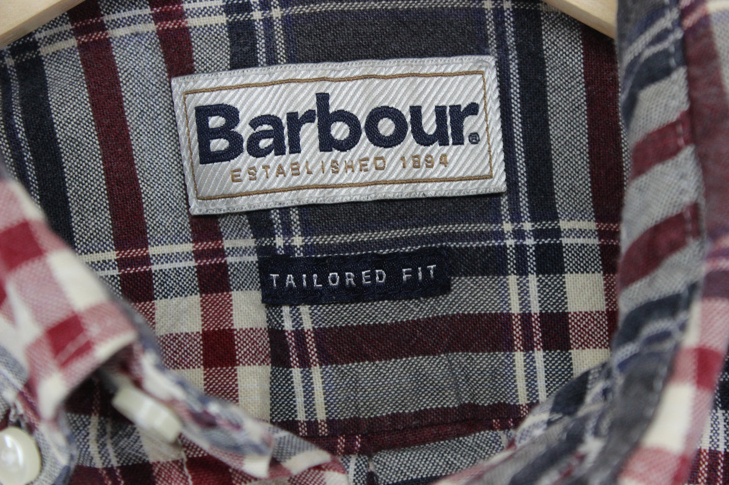 Mens Plaid Shirt Stretch Button Up Tailored Fit