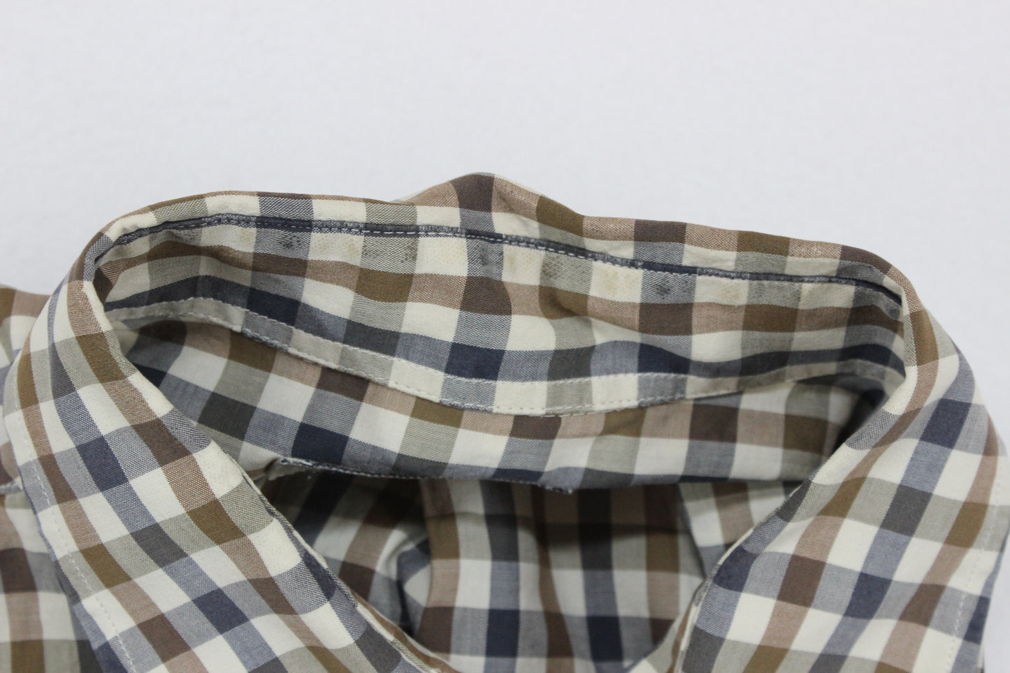 Mens Plaid Shirt Short Sleeve